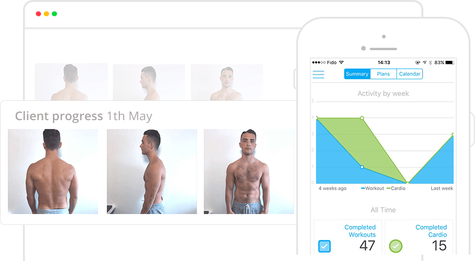 Trainerize features Track your Fitness